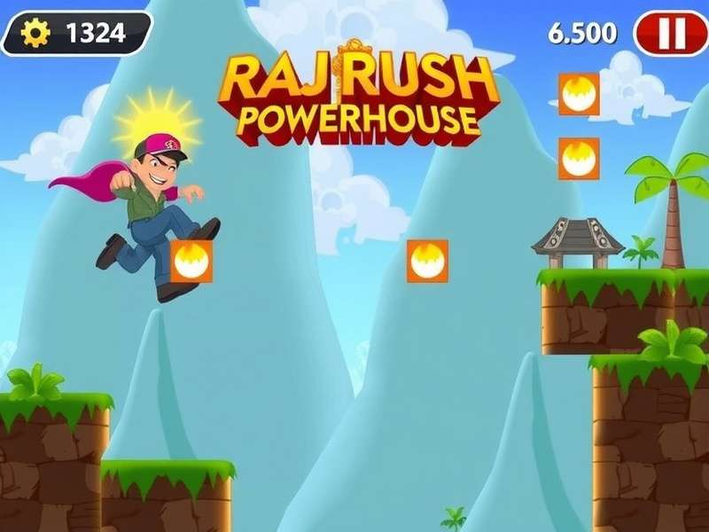Raj Rush Powerhouse Gameplay Screenshot